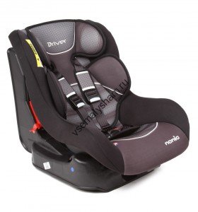 Автокресло Nania DRIVER черный/белая полоса