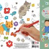 Коврик для творчества - многоразовая раскраскаКотики 32.5x22.5 см
