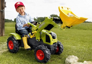 Детский педальный трактор Rolly Toys Claas pompowan 611072