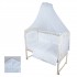 LEADER KIDS, КОМПЛЕКТ в кроватку 7-ми пред. "Королевская роза", (бел), (сатин), GL000930604