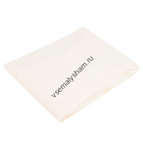 Простыня на резинке Зайка Моя Сатин 75 х 125см , цвет: молочный GL000358637