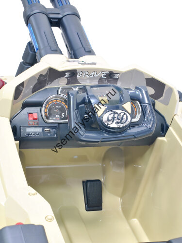 Аккумуляторная детская машина Everflo Tank Khaki ЕА2809