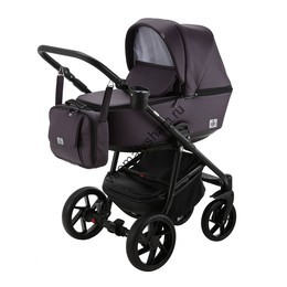 Коляска 3 в 1 Bebe Mobile Gusto Deluxe 100% кожа