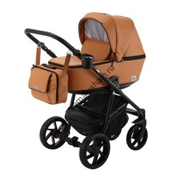 Коляска 3 в 1 Bebe Mobile Gusto Deluxe 100% кожа