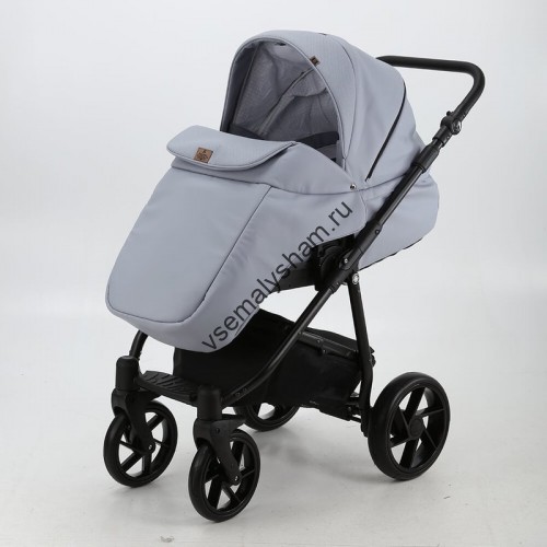Коляска 3 в 1 Bebe Mobile Gusto Deluxe 100% кожа