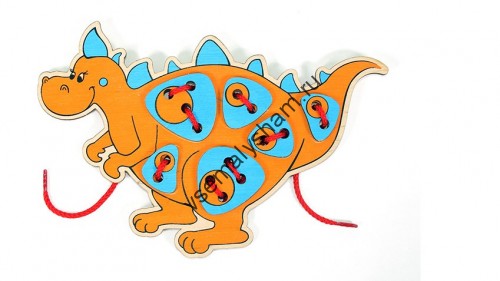 Игрушка Шнурозаврик Оранжевый