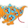 Игрушка Шнурозаврик Оранжевый
