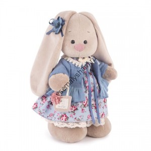 Мягкая игрушка Budi Basa Зайка Ми Голубой василёк 25 см