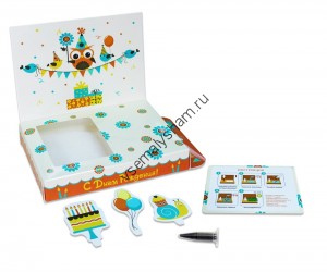 Подарочный набор С Днем рождения Совенок