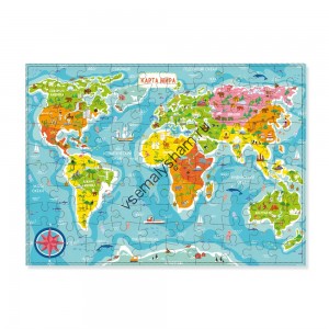 Пазл Карта Мира