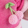 Мягкая игрушка Budi Basa Зайка Ми  в розовом платье с вишенкой 32 см