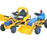 Аккумуляторная детская машина Everflo Yellow Minitractor ЕА002