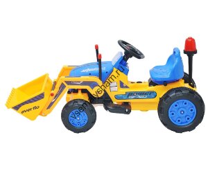 Аккумуляторная детская машина Everflo Yellow Minitractor ЕА002