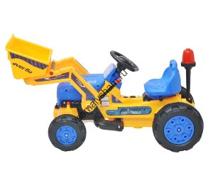 Аккумуляторная детская машина Everflo Yellow Minitractor ЕА002