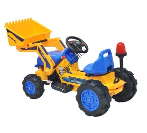 Аккумуляторная детская машина Everflo Yellow Minitractor ЕА002