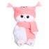 Мягкая игрушка Basik&Co Кошка Ли-Ли baby в шапке "Сова" 20 см