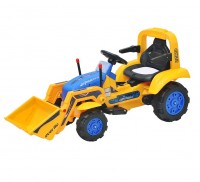 Аккумуляторная детская машина Everflo Yellow tractor ЕА002А