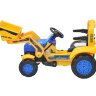 Аккумуляторная детская машина Everflo Yellow tractor ЕА002А