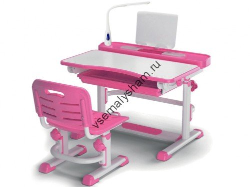 Комплект парта и стульчик Mealux BD-04 New (с лампой)