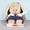 Мягкая игрушка Budi Basa Зайка Ми в синем платье с зайкой 18 см