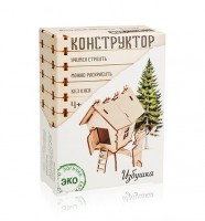 Деревянный конструктор Избушка