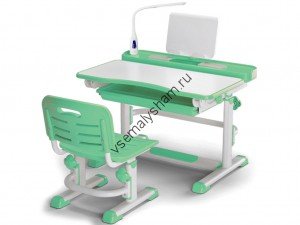 Комплект парта и стульчик Mealux BD-04 New XL (с лампой)