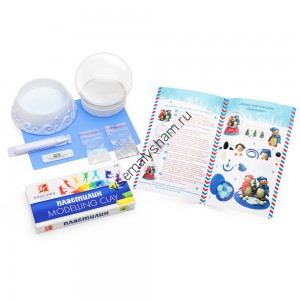 Большой набор Создай Волшебный шар Пингвины