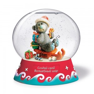 Большой набор Создай Волшебный шар Пингвины