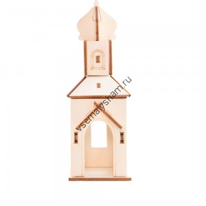 Деревянный конструктор минимир Часовня