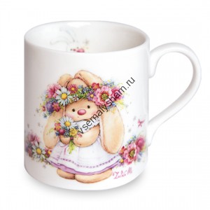 Кружка Зайка Ми в веночке