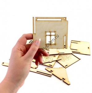 Деревянный конструктор Чайный дом