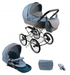 Коляска 2 в 1 Bebe-mobile Santana 646K