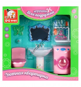 Мебель для куклы S+S Toys Ванная комната ES-2909