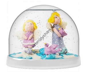 Набор Создай Волшебный шар со снегом Снеговики