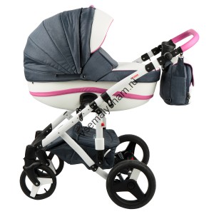 Коляска Adamex Vicco 3 в 1 (PINK-BLUE)	R8