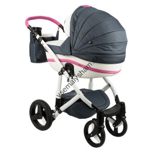 Коляска Adamex Vicco 3 в 1 (PINK-BLUE)	R8