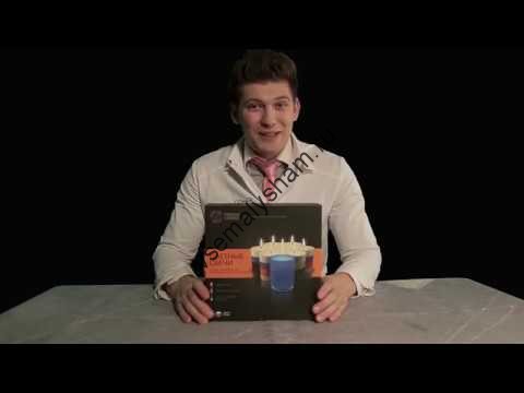 Набор Цветные свечи Видео
