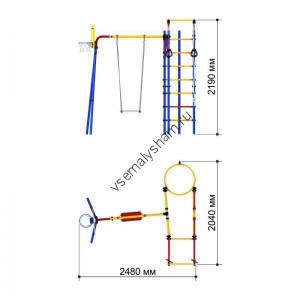 Спорткомплекс дачный Карусель Космодром 3.3.15.25