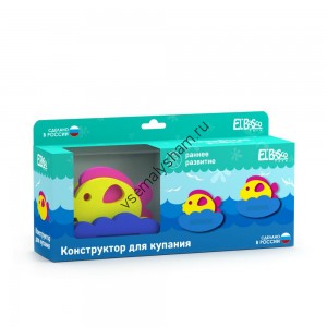 Игрушка-конструктор для купания Семейство рыбок