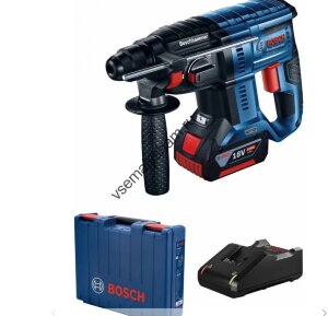 Перфоратор аккумуляторный BOSCH GBH 180-LI 4.0 А*ч х1 кейс