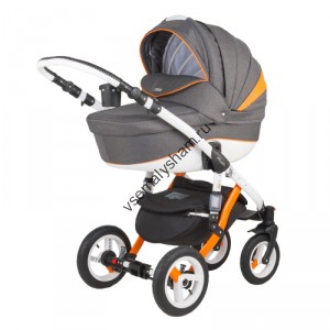 серый+оранжевый