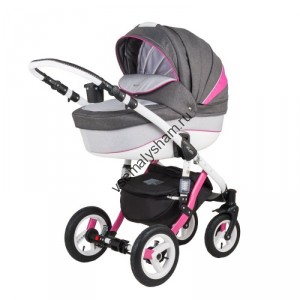 серый+розовый