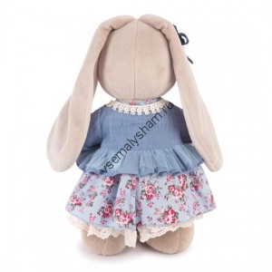 Мягкая игрушка Budi Basa Зайка Ми Голубой василёк 32 см