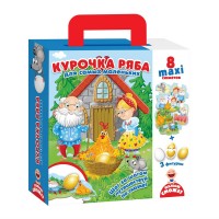 Игра настольная путешествие по сказке Курочка Ряба