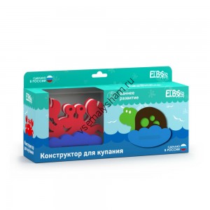 Игрушка-конструктор для купания Краб и Черепаха
