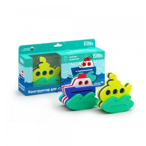 Игрушка-конструктор для купания Кораблик и Подводная лодка