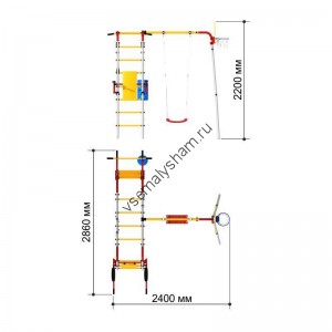 Спорткомплекс дачный Карусель Fitness 3.3.19.09