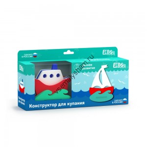 Игрушка-конструктор для купания Кораблик и Парусник