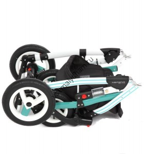 Коляска Adamex Aspena Grand 3 в 1с ый+мятный MN+WH