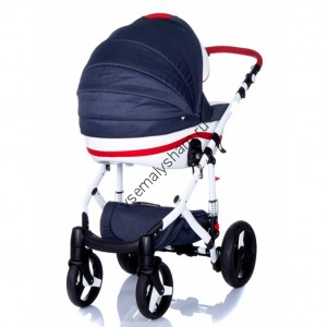 Коляска 2 в 1 Bebe Mobile Movo R1 красно-синяя